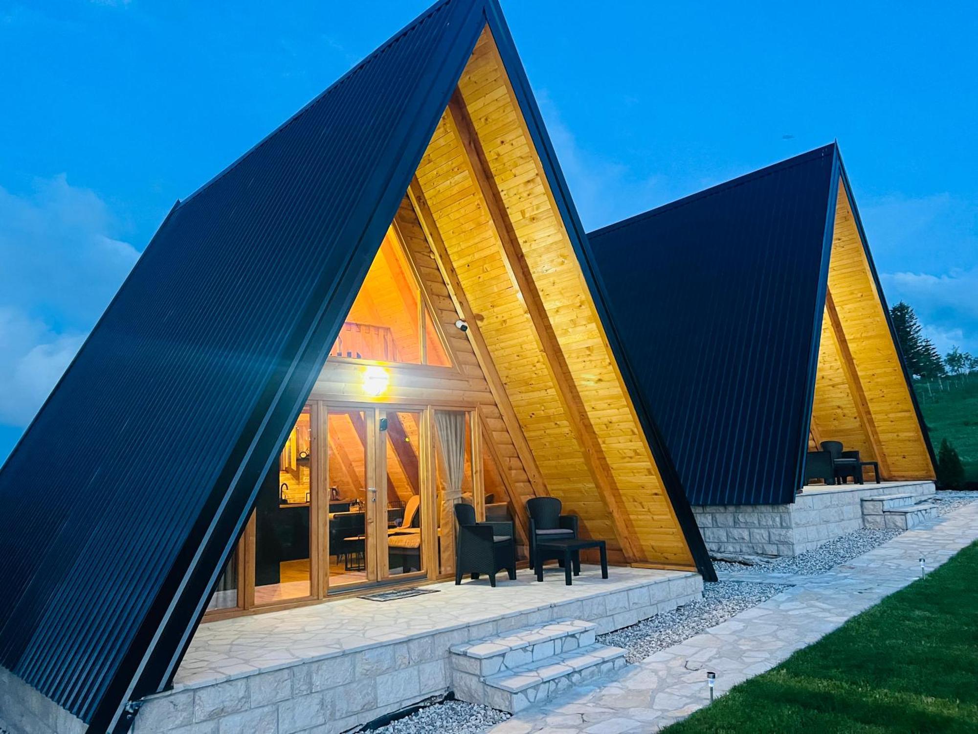 A Frame Houses Ans Zabljak Экстерьер фото